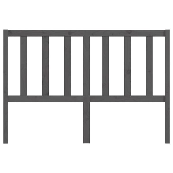 vidaXL voodipeats, hall, 146 x 4 x 100 cm, männipuit