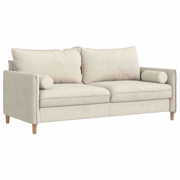 vidaXL Padjad 2 pcs cream Ø 15 x 40 cm Korter kangas