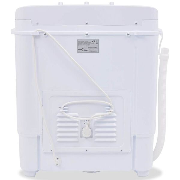 vidaXL kahe kambriga minipesumasin 5,6 kg