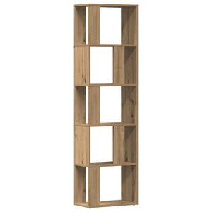 vidaXL raamatukapp Artisan Oak 45x24x159 cm Engineered Wood