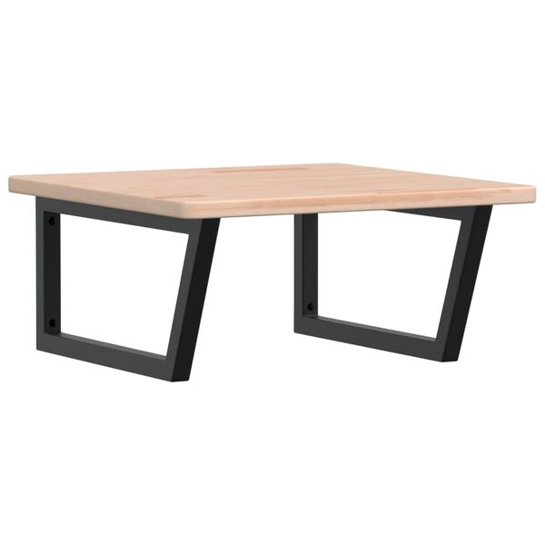 vidaXL seinale kinnitatav valamuriiul, teras ja tammepuit