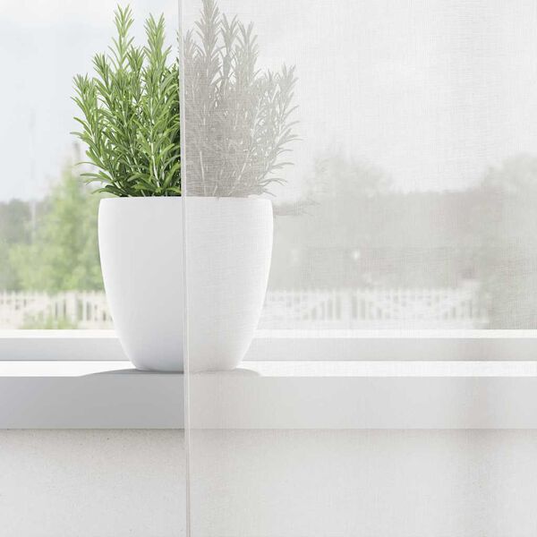 vidaXL Varrastega taskukardinad 2 tk Valge