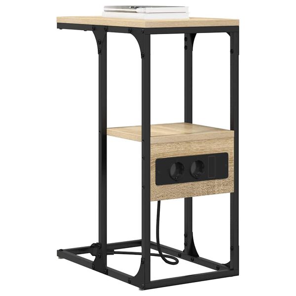 vidaXL &Ouml;&ouml;lambi kapp sahtliga Sonoma tamm 41.5 x 26 x 60.5 cm Tehispuit