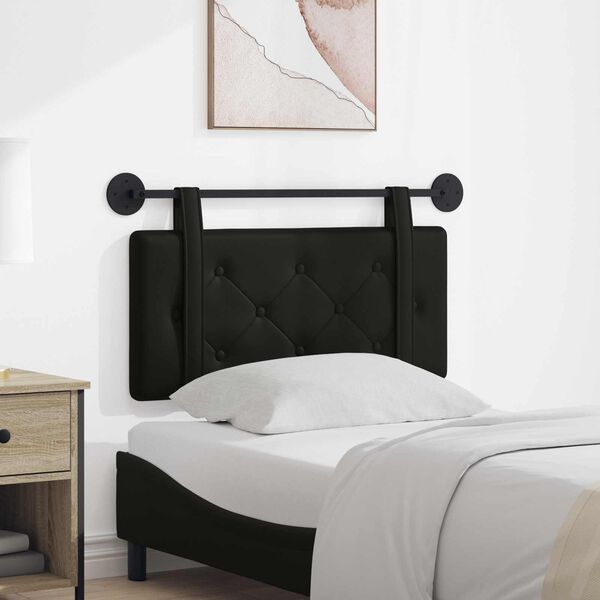 vidaXL Rippuv Peatoe Seinale kinnitatav Must 100 x 55 x 5 cm Kunstnahk