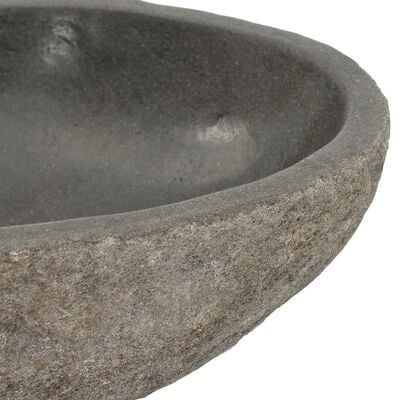 vidaXL kivist valamu, ovaalne 30-37 cm