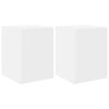 vidaXL TV Seina Kapp 2 pcs Valge 30 x 31 x 40 cm Tehispuit