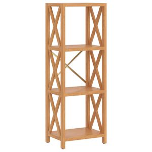 vidaXL 4-korruseline riiul, 40 x 30 x 112 cm, tammepuit