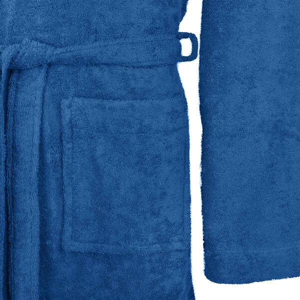 vidaXL Hommikumantel KINN Sinine XXL Puuvill