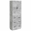 vidaXL Kapi Komplekt 2 tk 66 x 34,5 x 87 cm Tehispuit Betoonhall