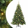 vidaXL Tehisj&otilde;ulupuu koos 300 LED-iga Roheline 180 cm PE ja PVC