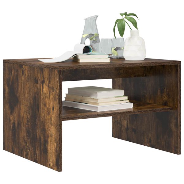 vidaXL Kohvilaud Suitsetatud tamm 60 x 50 x 40 cm Tehispuit