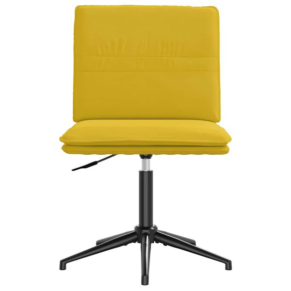 vidaXL s&ouml;&ouml;gitoolid 4 tk, kollane, samet