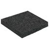 vidaXL Kummi graanulite terrassipadja Must 9 x 9 x 1 cm Kumm