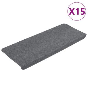 vidaXL isekleepuv trepivaip, 15 tk, 65x24,5x3,5 cm, hall