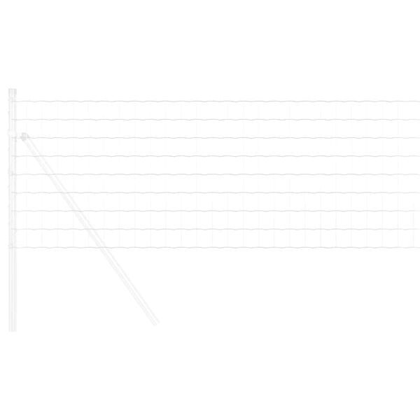 vidaXL Euroopa aed 0,4 x 25 m PVC-kaetud raud