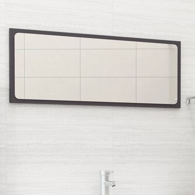 vidaXL vannitoa peegelkapp, hall, 90 x 1,5 x 37 cm, puitlaastplaat