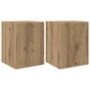 vidaXL TV Seina Kapp 2 pcs Artisani tamme 30 x 31 x 40 cm Tehispuit