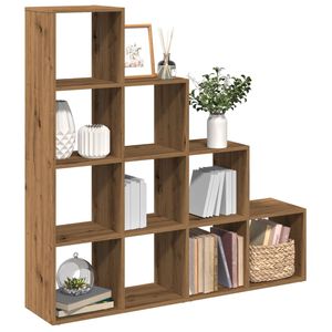 vidaXL ruumijagaja 4 korrust, k&auml;sit&ouml;&ouml;tamm, 131,5x29x131,5cm, tehispuit