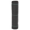 vidaXL umbrohumatt, must, 0,5x10 m, PP