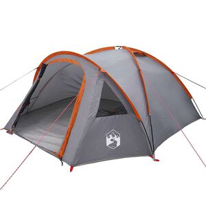 vidaXL Kupolitelgid 4 inimesele 308 x 268 x 130 cm Hall ja oranž taft