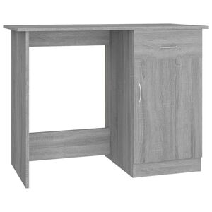 vidaXL kirjutuslaud, hall Sonoma tamm, 100 x 50 x 76 cm, tehispuit