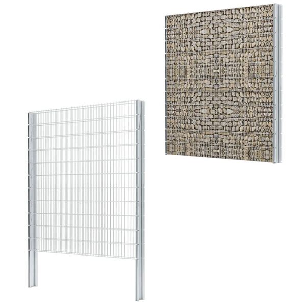 vidaXL gabiooni konksud 100 tk, teras