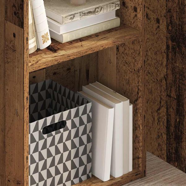 vidaXL raamaturiiul, vana puit, 40x30x77 cm, tehispuit