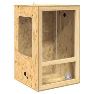 vidaXL Terrarium Pruun 50 x 50 x 80 cm OSB