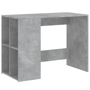 vidaXL kirjutuslaud, betoonhall, 102x50x75 cm, tehispuit