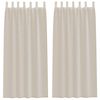 vidaXL Voile Kardin 2 pcs Liivakarva 260 x 140 cm Polüester
