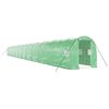 vidaXL kasvuhoone terasraamiga, roheline, 48 m&sup2;, 24x2x2 m