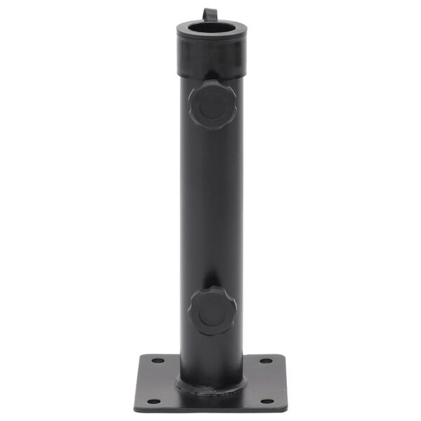 vidaXL p&auml;ikesevarju alus &Oslash;38/48 mm postile, matt must, teras