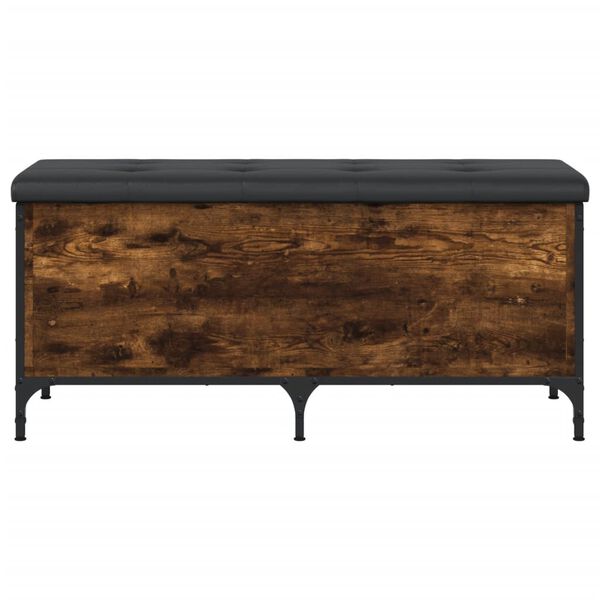 vidaXL hoiupink, suitsutatud tamm, 102 x 42 x 45 cm, tehispuit