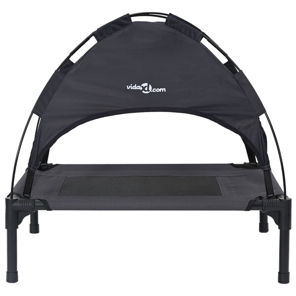 vidaXL Koeravoodi Must 76 x 62 x 70,5 cm Teras