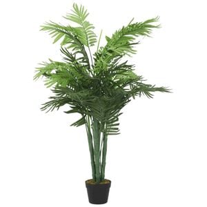 vidaXL kunstpalm, 28 lehega, 120 cm, roheline