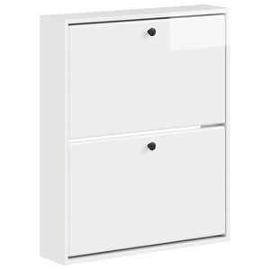 vidaXL Seinale kinnitatav jalan&otilde;ude kapp BREDA 71 x 17 x 86 cm