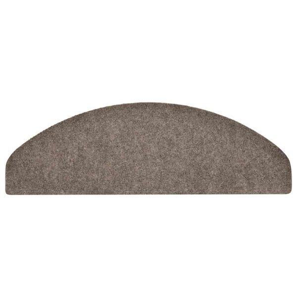 vidaXL isekleepuvad trepimatid, 30 tk, 65 x 21 x 4 cm, beežid, poolringikujulised, suured