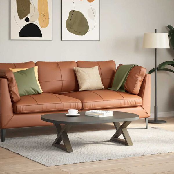 vidaXL kohvilaua jalad 2 tk, naturaalne teras, 60 x (30&ndash;31,3) cm, teras