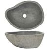 vidaXL kivist valamu, ovaalne (37-46)x(29-36) cm