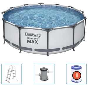 Bestway Steel Pro MAX basseinikomplekt, 366 x 100 cm