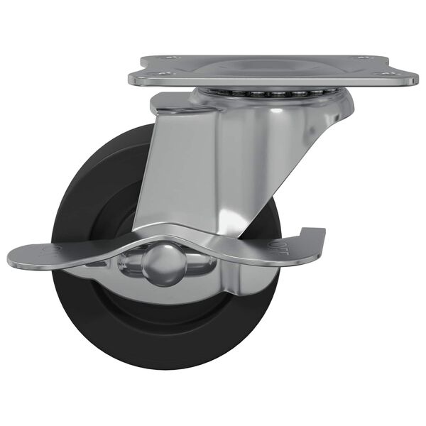 vidaXL Rattakandur 12 pcs Must ja h&otilde;bedane 50,7 x 50,7 x 24,4 mm