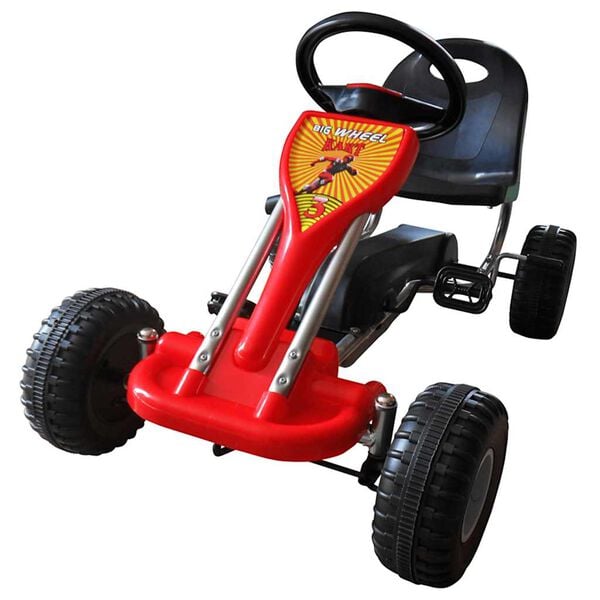 vidaXL pedaalidega kart lastele punane