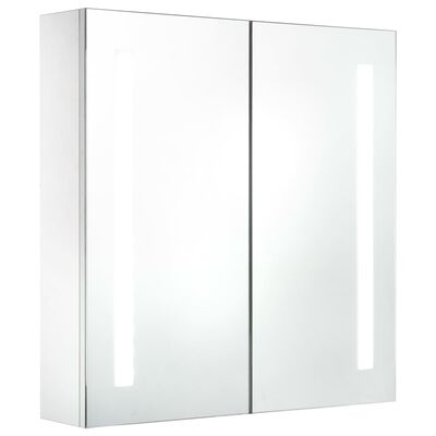 vidaXL LED vannitoa peegelkapp, 60x14x62 cm