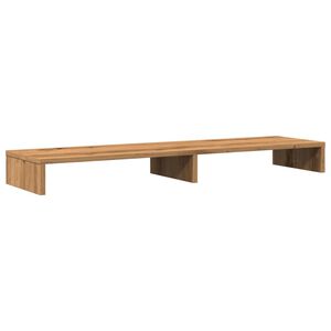 vidaXL monitorialus, k&auml;sit&ouml;&ouml;tamm, 100x27x10 cm, tehispuit