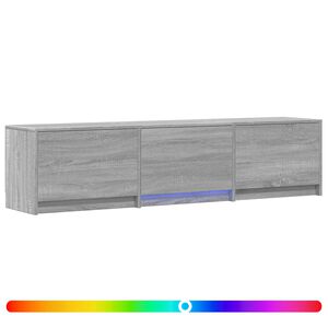 vidaXL LED-iga TV kapp Hall Sonoma 165 x 34 x 40 cm T&ouml;&ouml;deldud puit