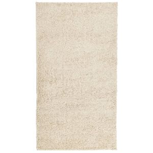 vidaXL k&otilde;rge narmaga Shaggy vaip "PAMPLONA", kuldne, 60x110 cm
