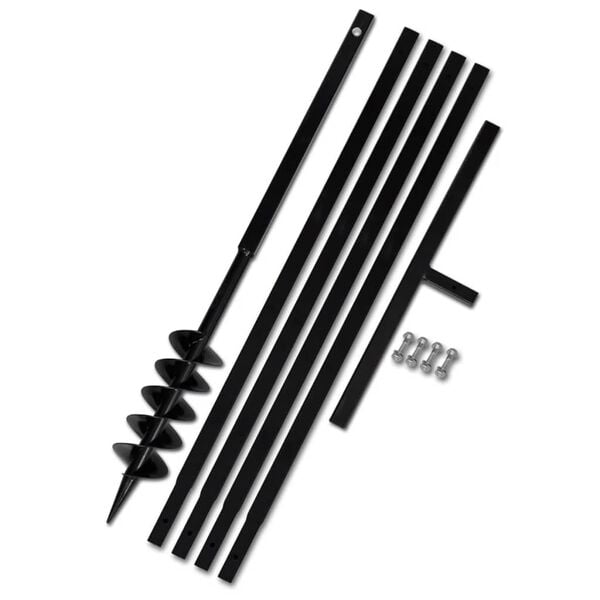 Terasest 100 mm maapuur k&auml;epidemega koos 5 m pikendustoruga