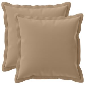 vidaXL Diivanipadi 2 tk HOUTEN Pruunikashall 30 x 30 cm Pol&uuml;ester