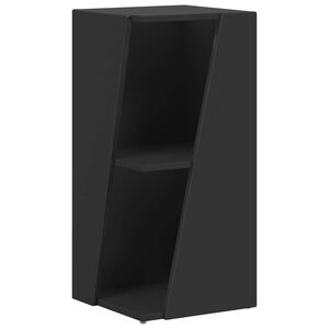 vidaXL K&uuml;ljerega shelf Must 33 x 32 x 70,5 cm Tehispuit