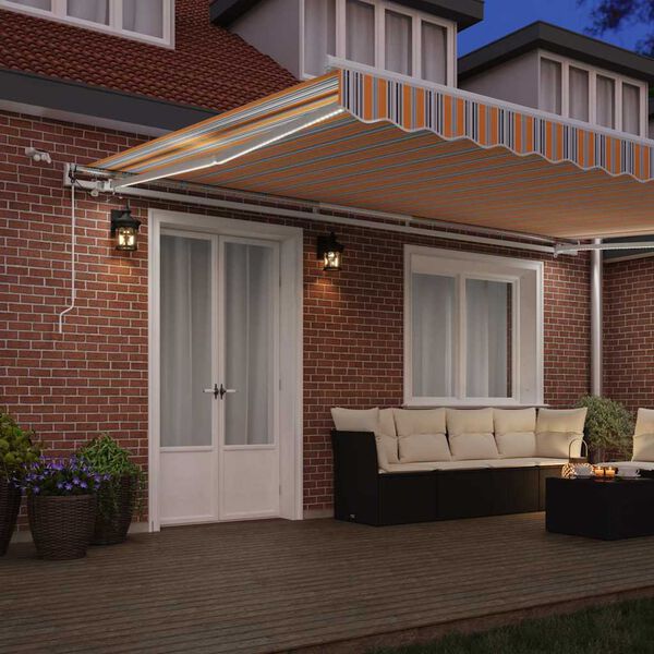 vidaXL Varikatus Mitmev&auml;rviline 500 x 300 x 165 cm Pol&uuml;ester ja metall